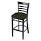 Holland Bar Stool Co 30" Bar Stool, Black Finish, Canter Pine Seat 314030Blk010 - alternate 1